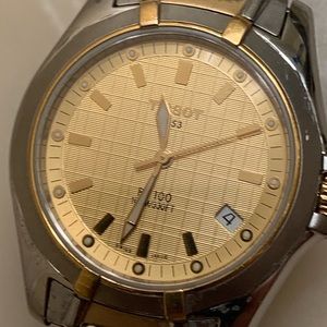 Tissot Men’s Watch vintage PR100 two tone